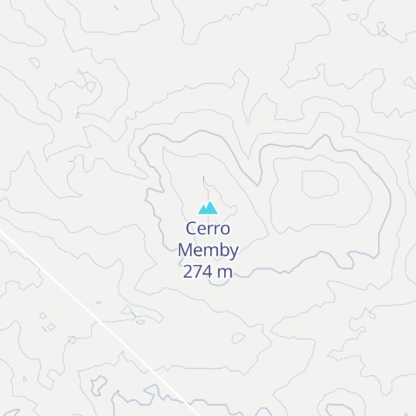 Map of Cerro Memby