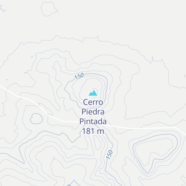 Map of Cerro Piedra Pintada