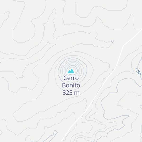 Map of Cerro Bonito