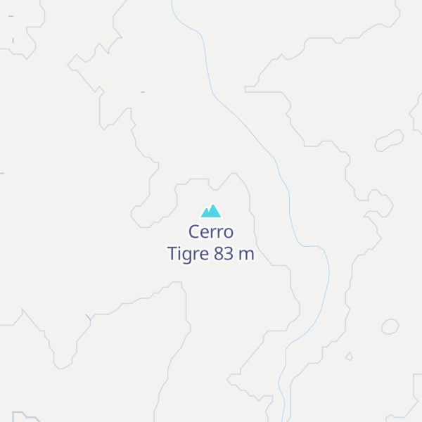 Map of Cerro Tigre