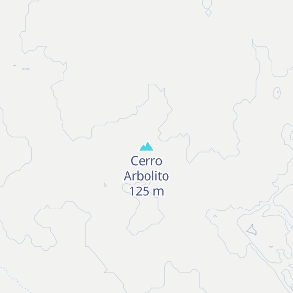 Map of Cerro Arbolito