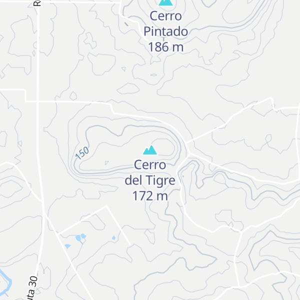 Map of Cerro del Tigre