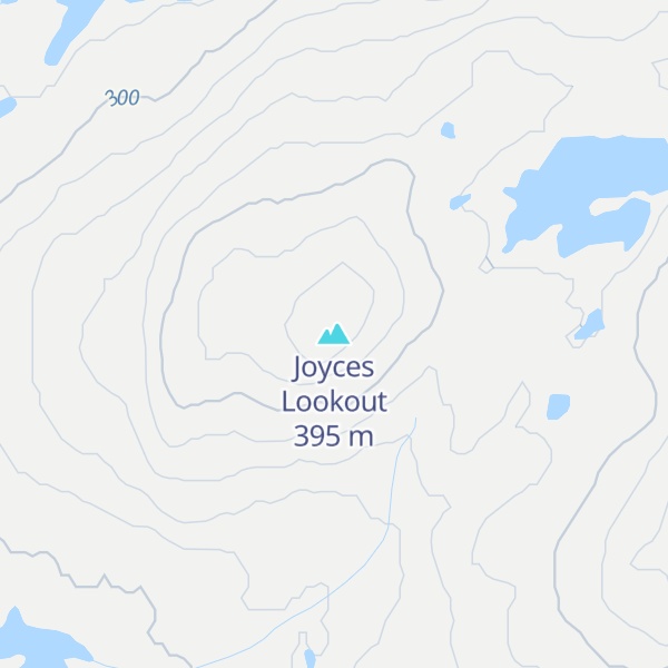 Map of Joyces Lookout