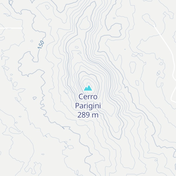 Map of Cerro Parigini