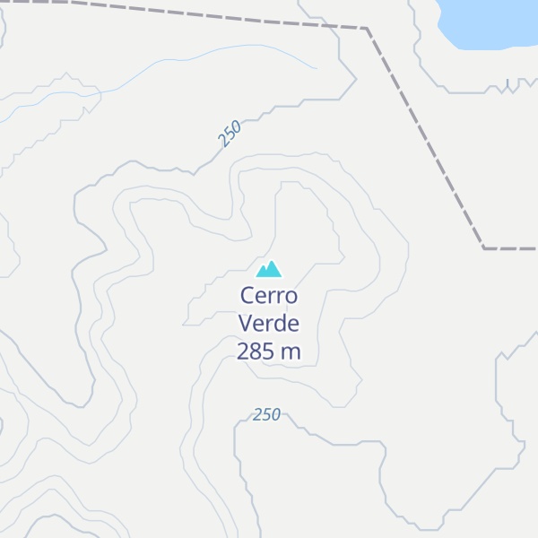 Map of Cerro Verde