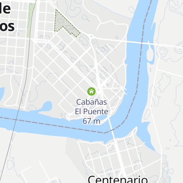 Map of Cabañas El Puente