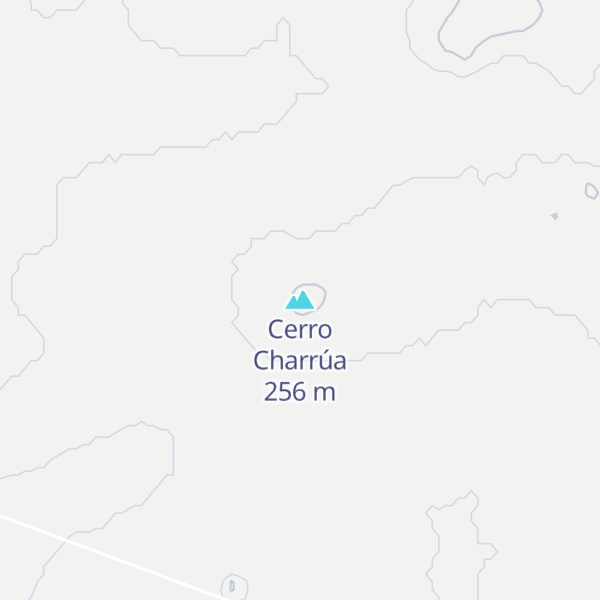 Map of Cerro Charrúa