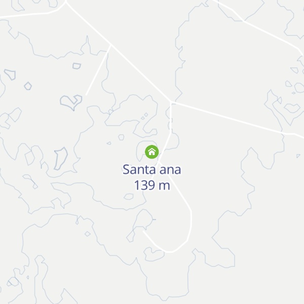 Map of Santa ana