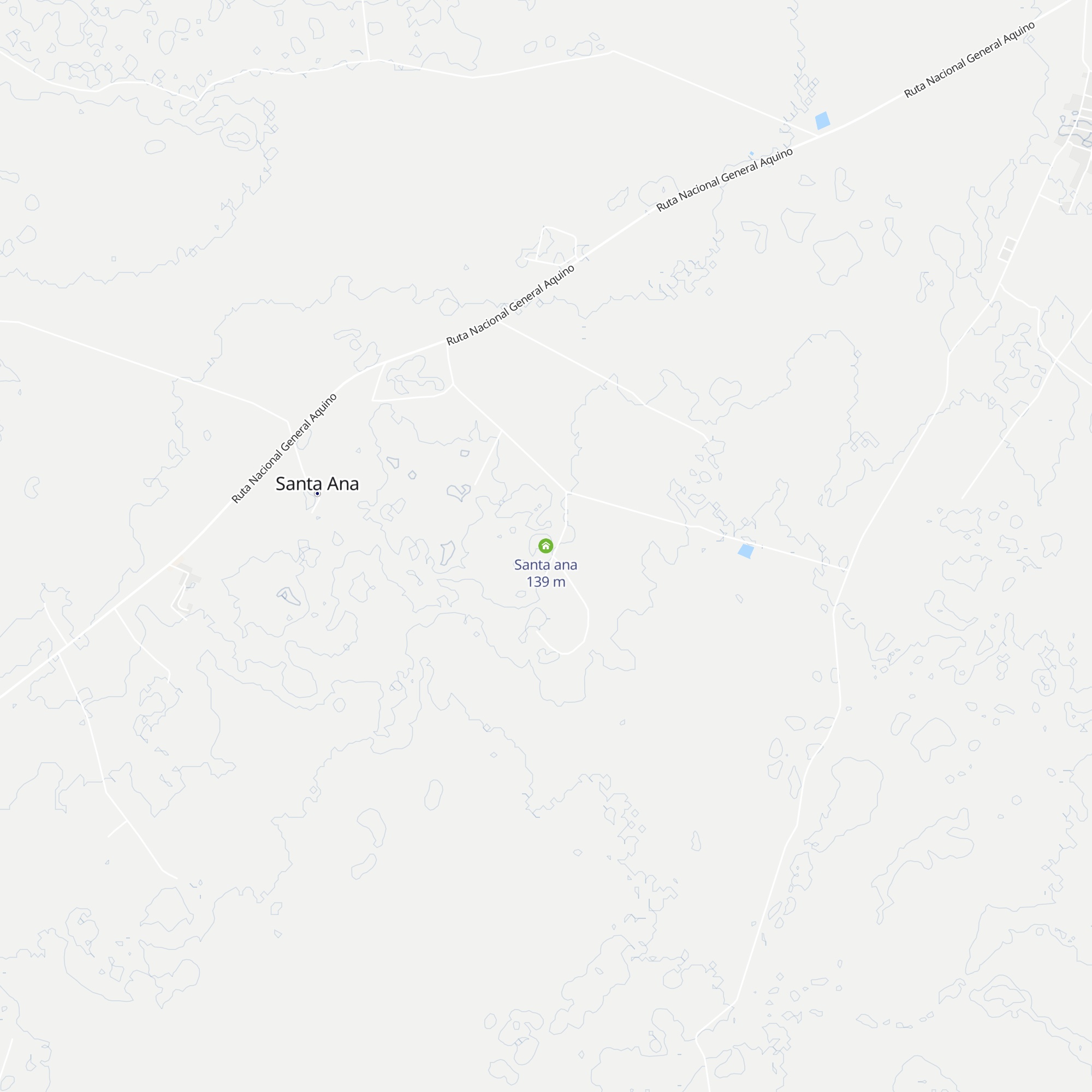 Santa ana map