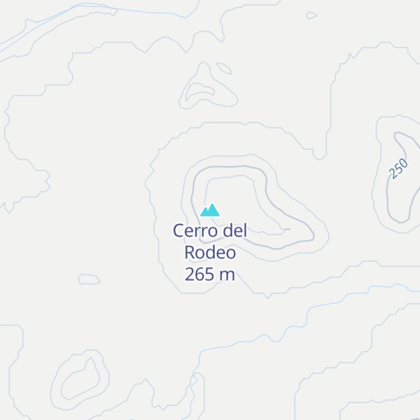 Map of Cerro del Rodeo