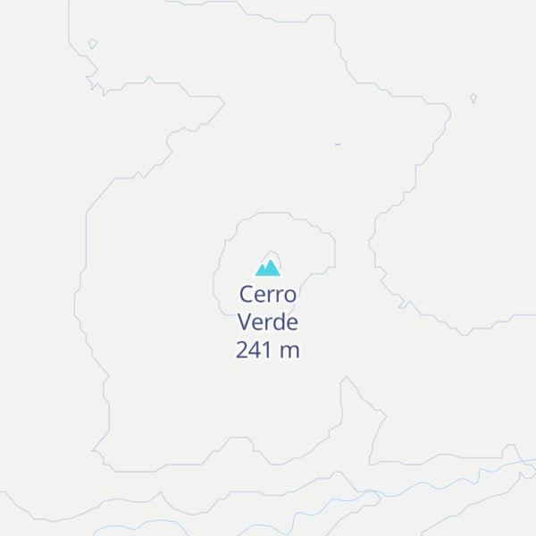 Map of Cerro Verde