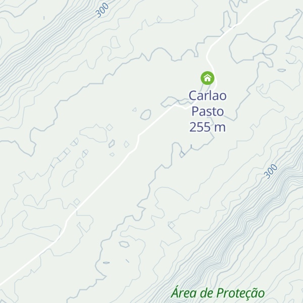Map of Carlao lagoa