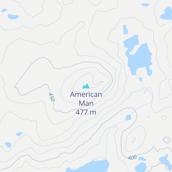 Map of American Man