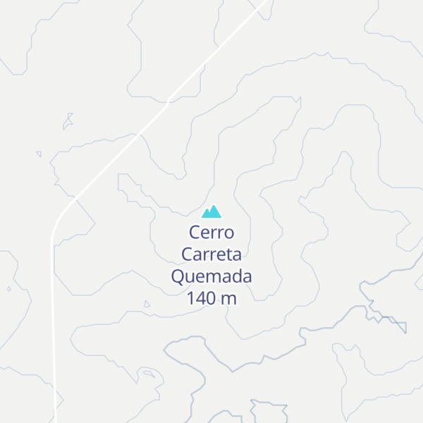 Map of Cerro Carreta Quemada