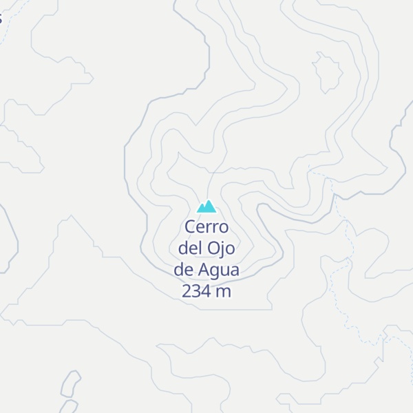 Map of Cerro del Ojo de Agua
