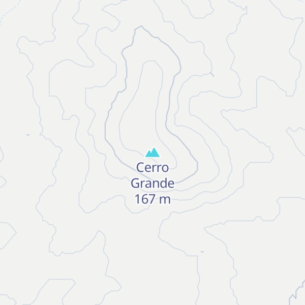 Map of Cerro Grande