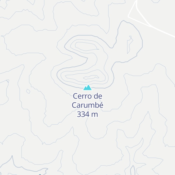 Map of Cerro de Carumbé