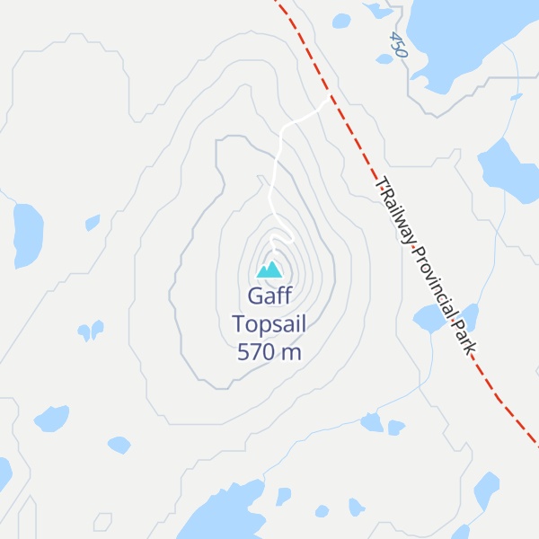 Map of Gaff Topsail