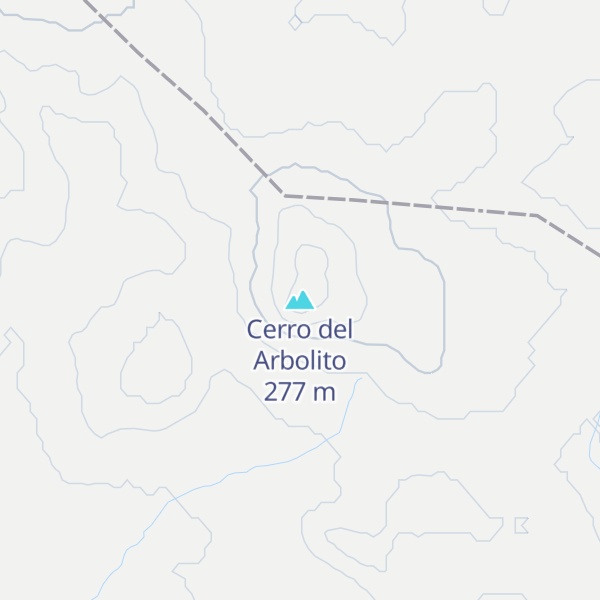 Map of Cerro del Arbolito