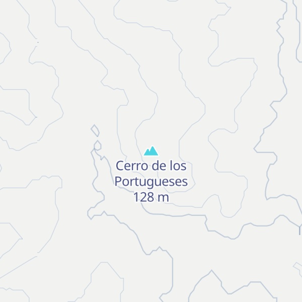Map of Cerro de los Portugueses