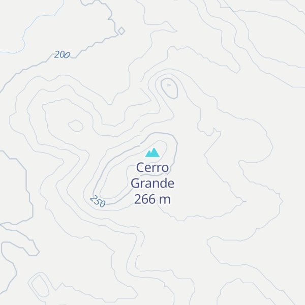 Map of Cerro Grande