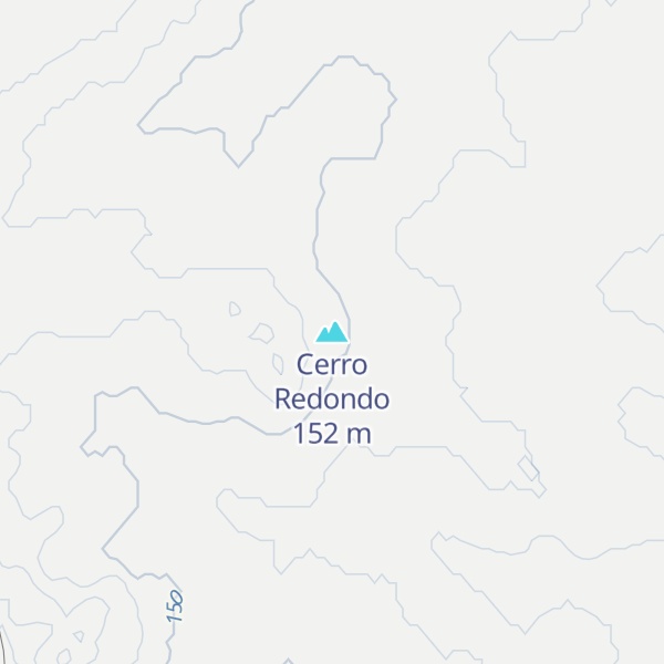 Map of Cerro Redondo