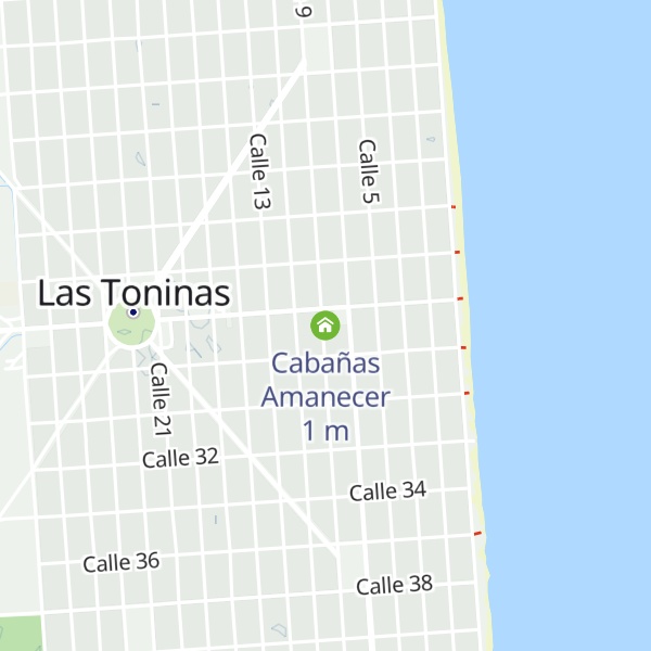 Map of Cabañas Amanecer