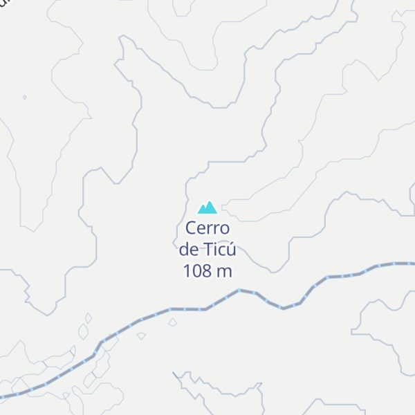 Map of Cerro de Ticú