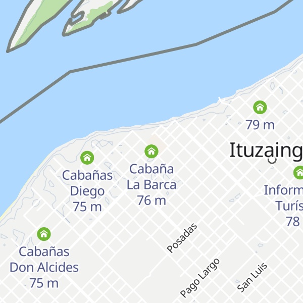 Map of Cabaña La Barca