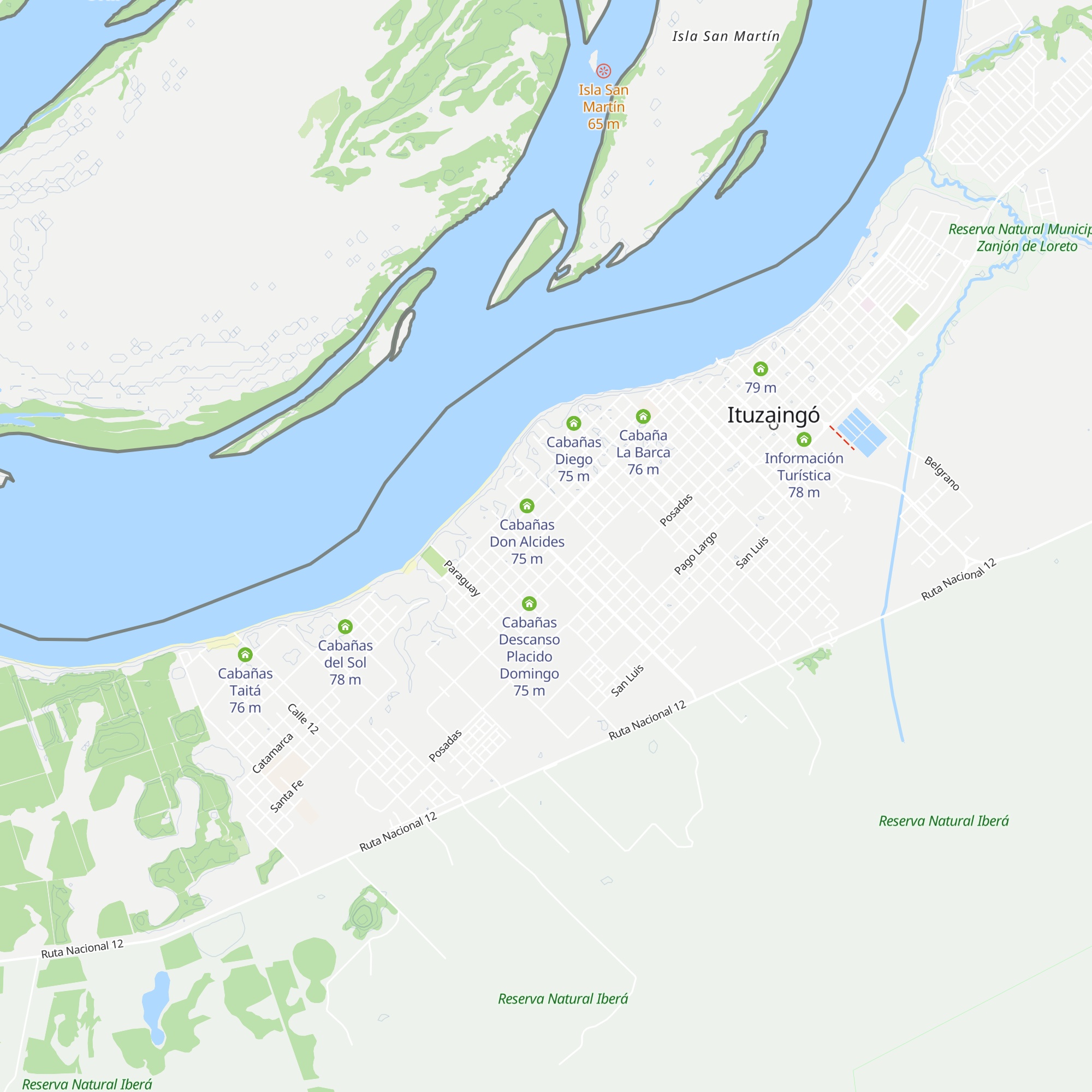 Cabaña La Tota map