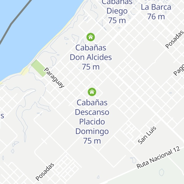Map of Cabañas Descanso Placido Domingo
