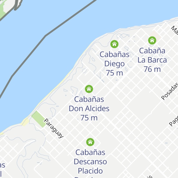 Map of Cabañas Don Alcides