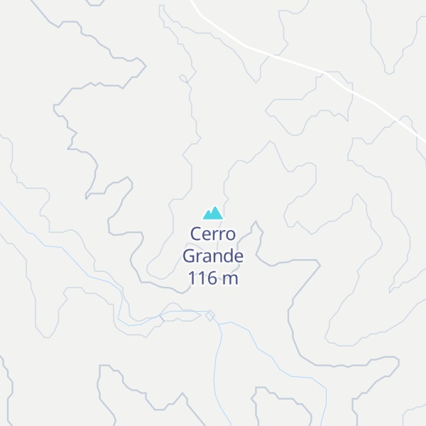 Map of Cerro Grande