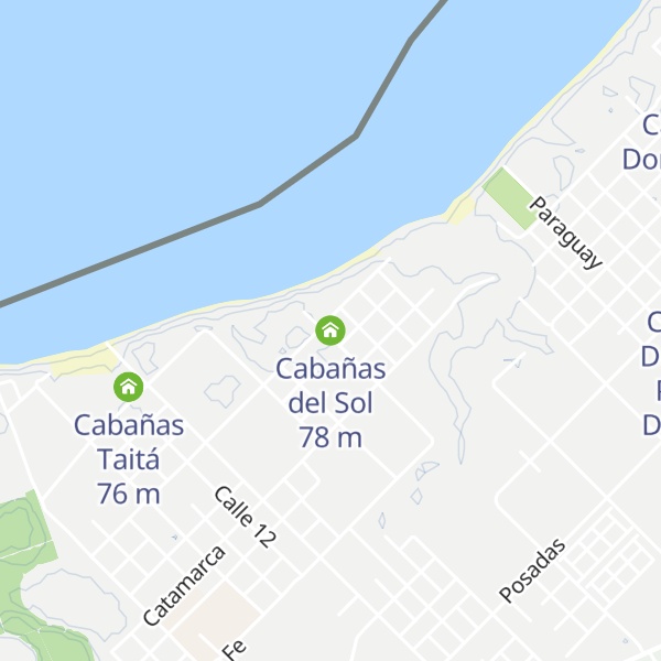 Map of Cabañas del Sol