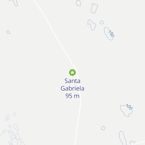 Map of Santa Gabriela