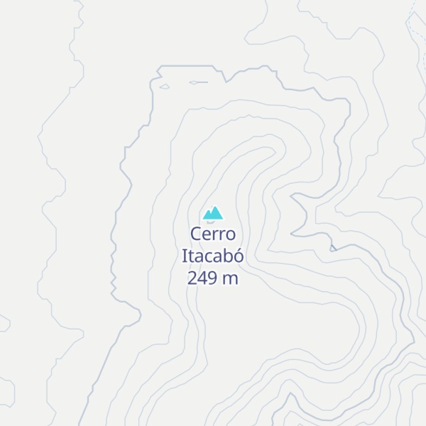 Map of Cerro Itacabó