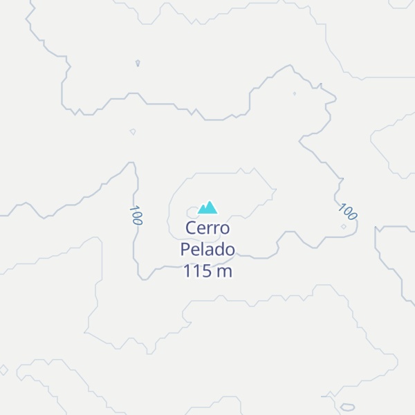 Map of Cerro Pelado