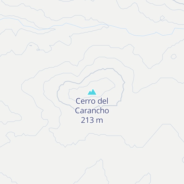 Map of Cerro del Carancho