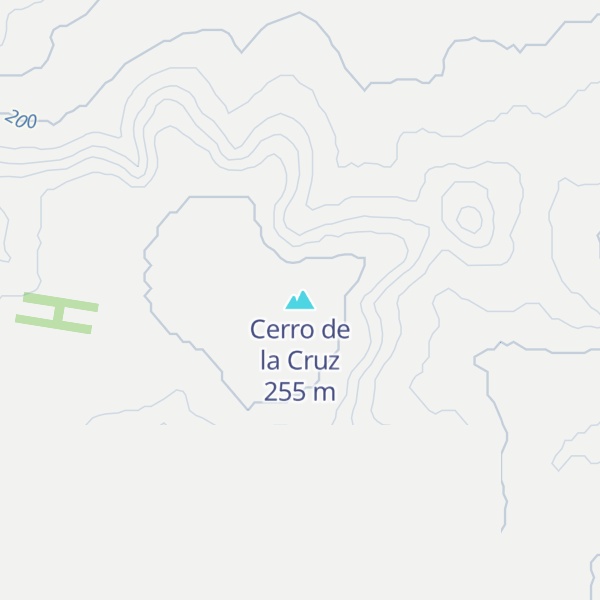Map of Cerro de la Cruz