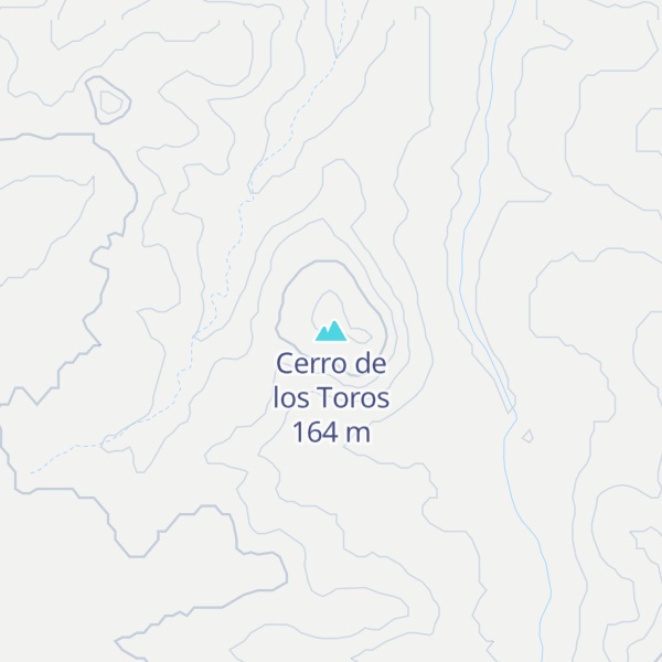 Map of Cerro de los Toros
