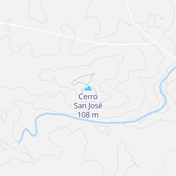 Map of Cerro San José