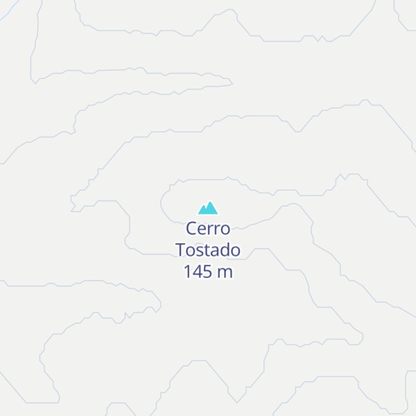 Map of Cerro Tostado