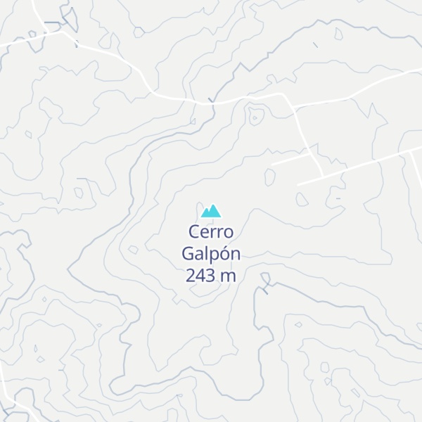 Map of Cerro Galpón