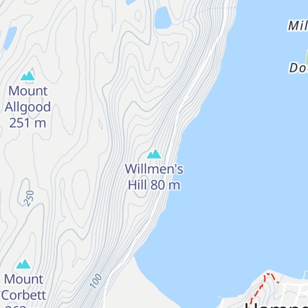 Map of Willmen's Hill