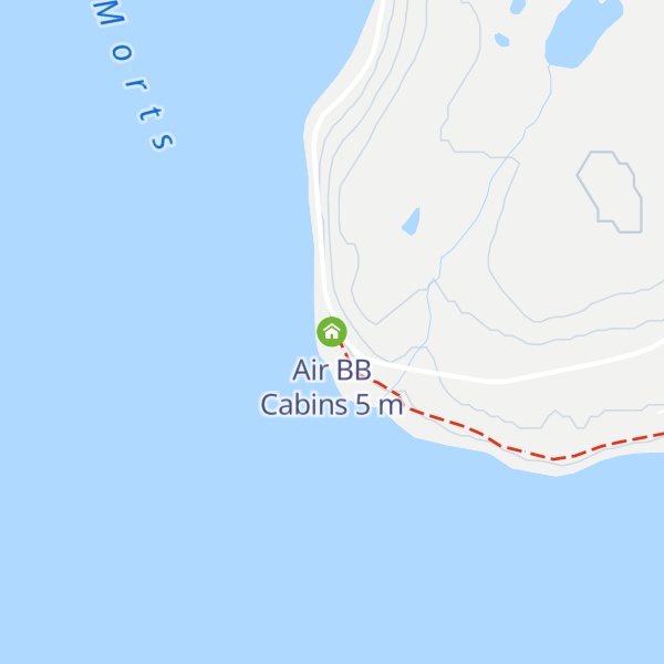 Map of Air BB Cabins