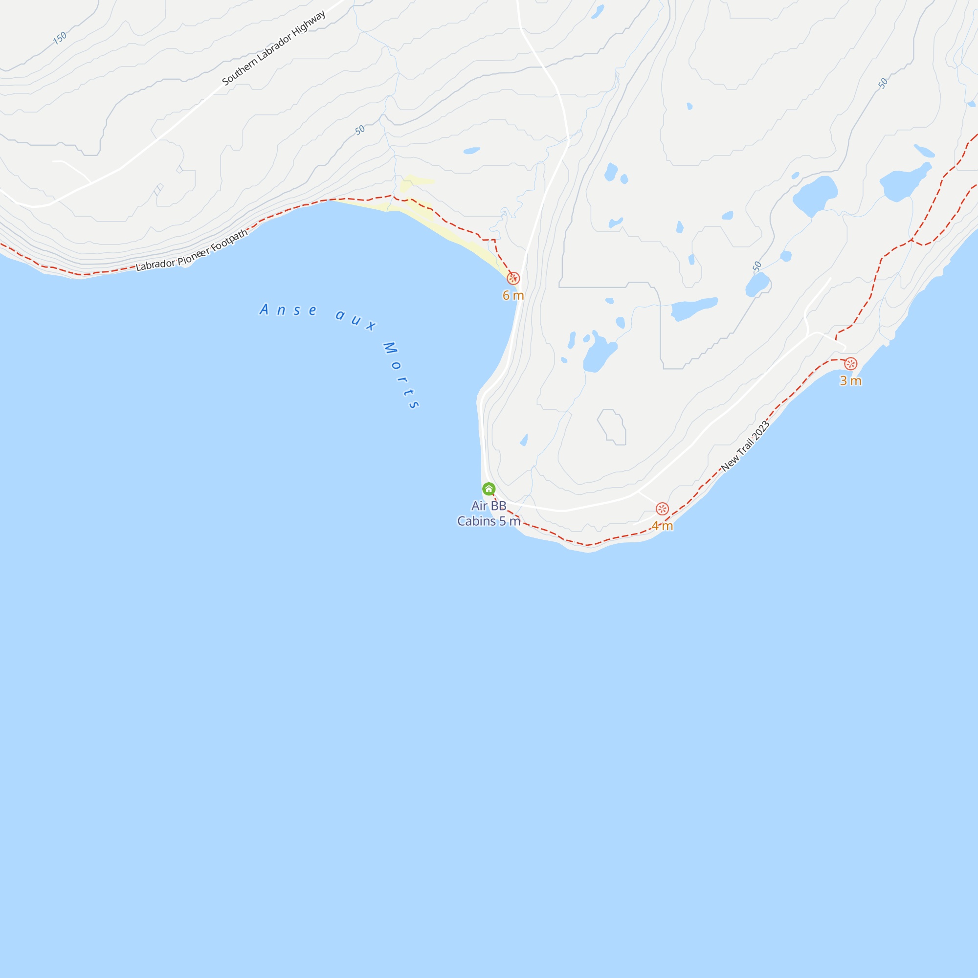 Air BB Cabins map