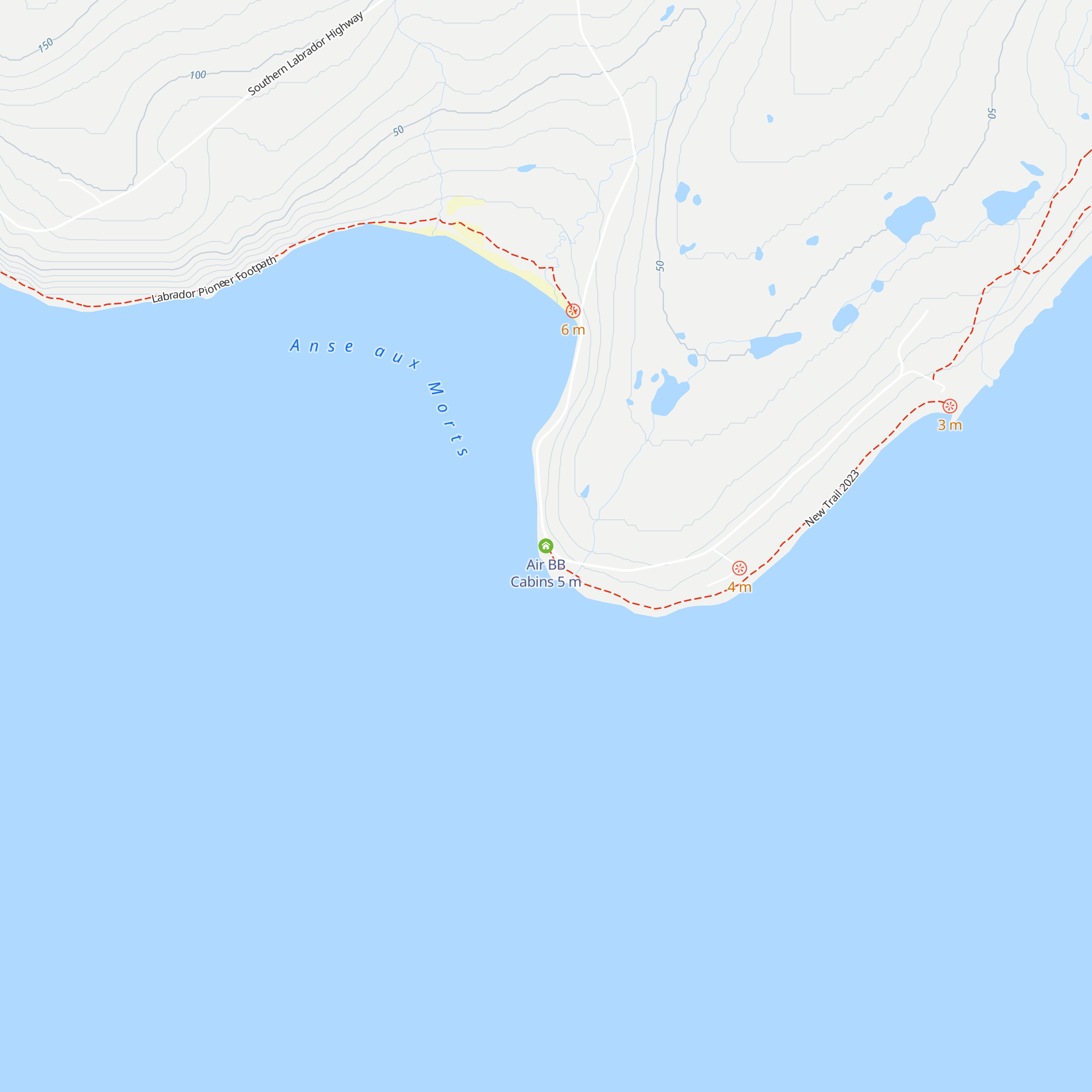 Air BB Cabins map