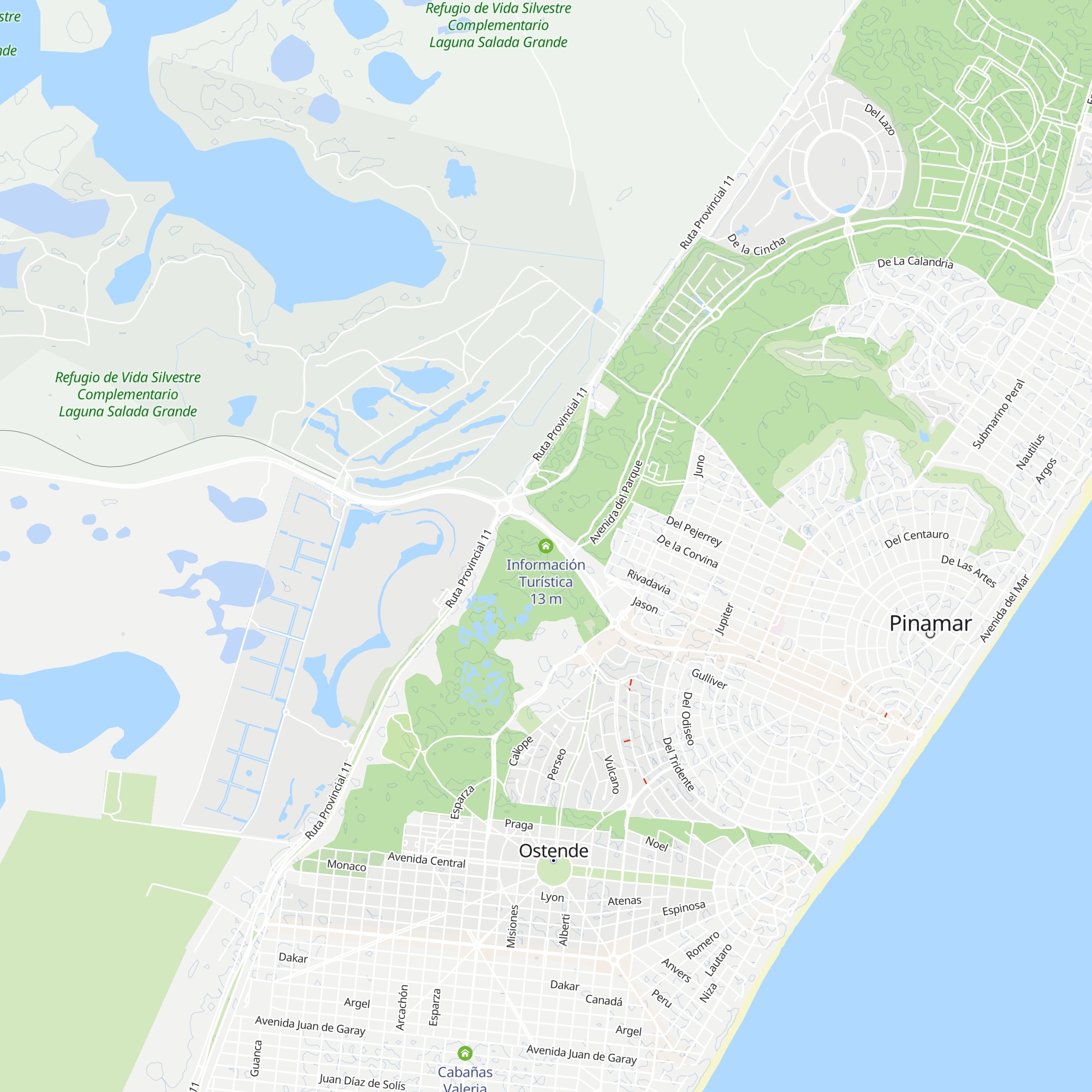 Información Turística map