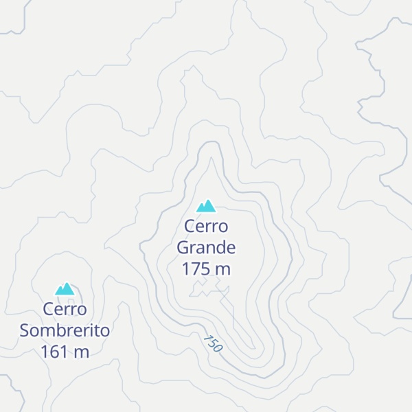 Map of Cerro Grande