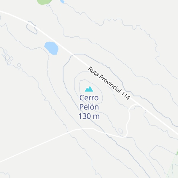 Map of Cerro Pelón